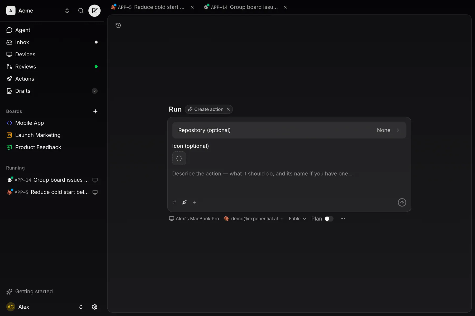 New action on Web