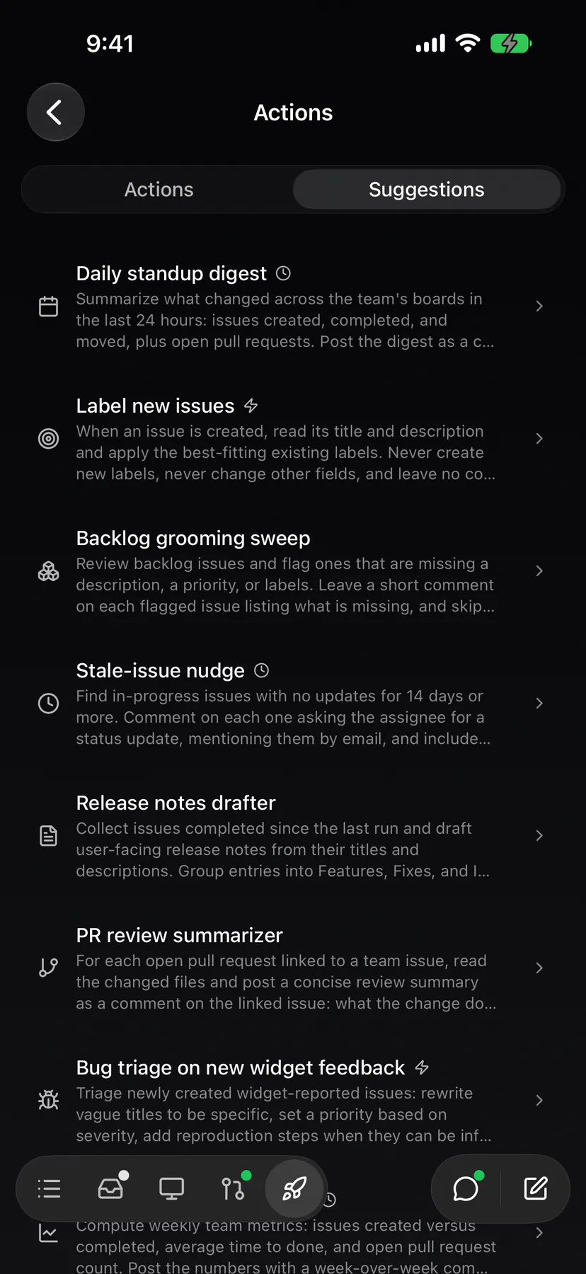 Suggestions on iOS