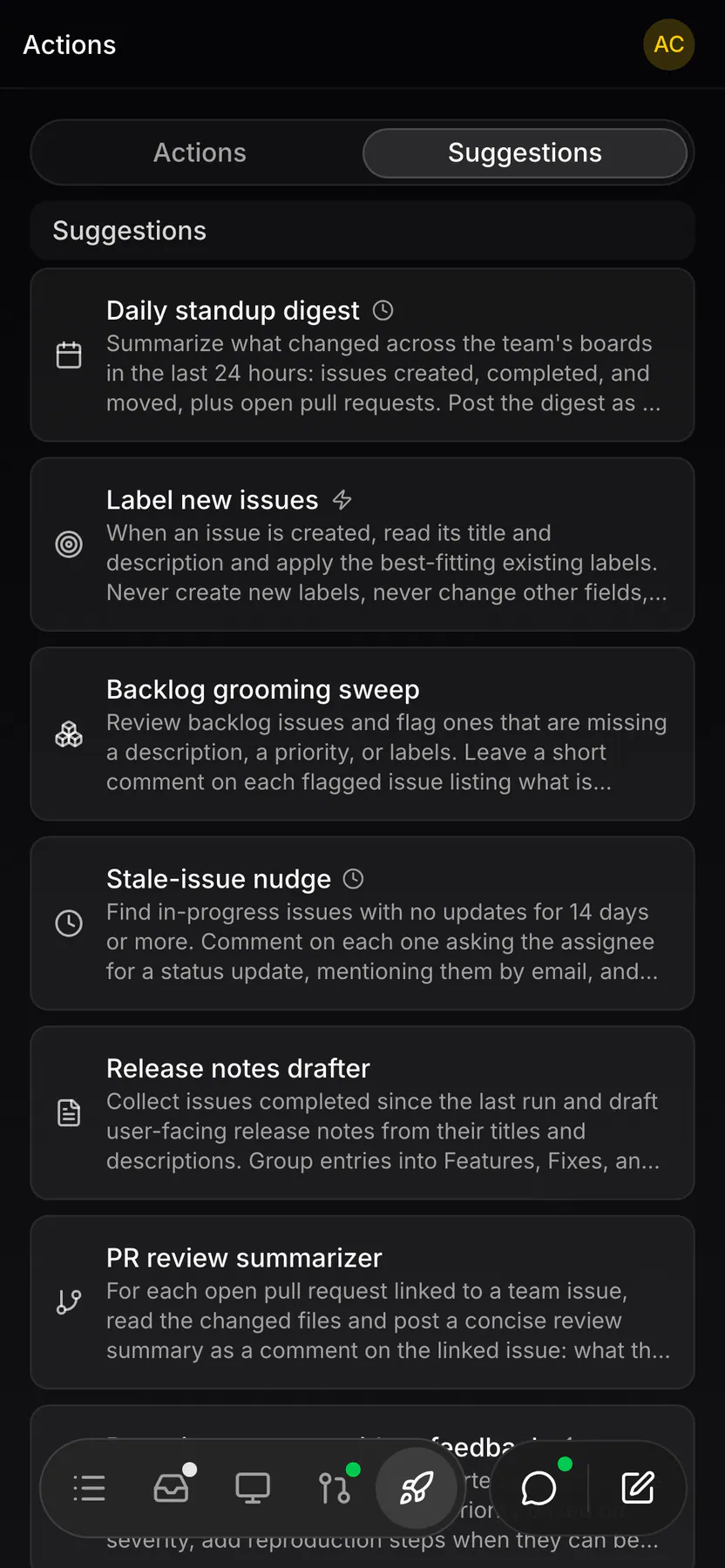 Suggestions on Web mobile