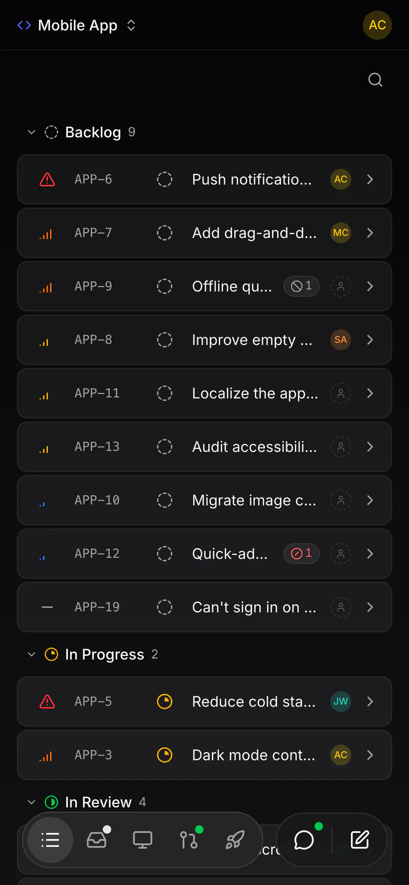 Board on Web mobile