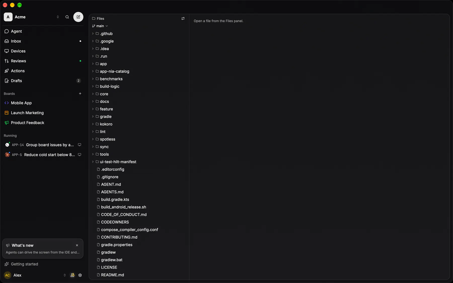 Files on Desktop