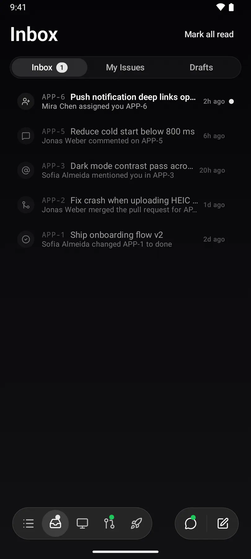 Inbox on Android