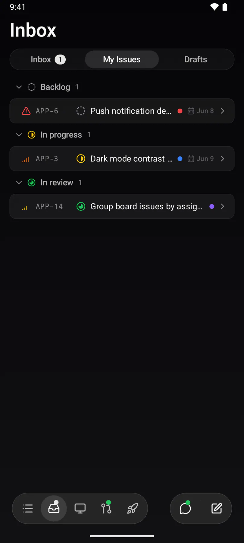 My issues on Android