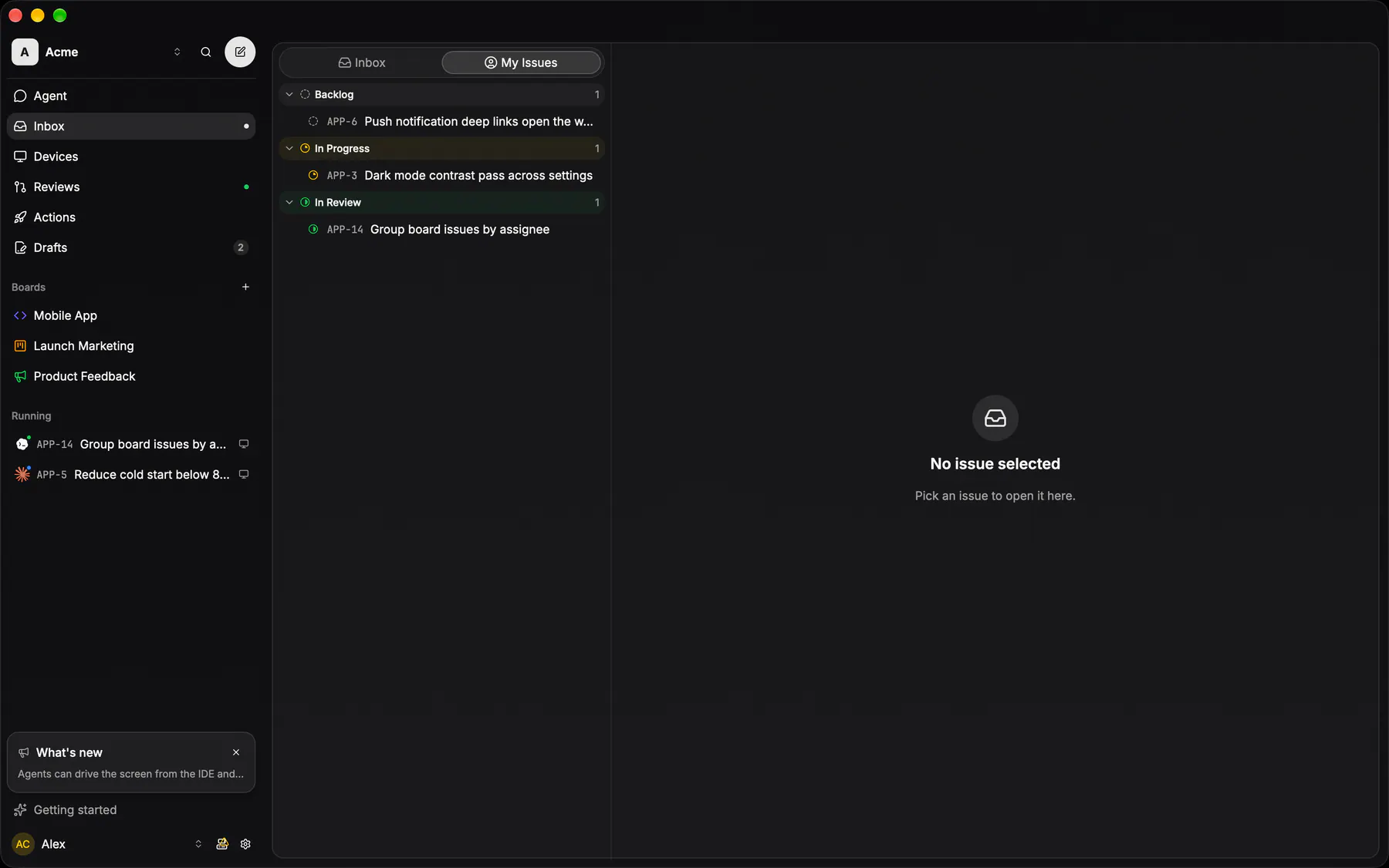 My issues on Desktop