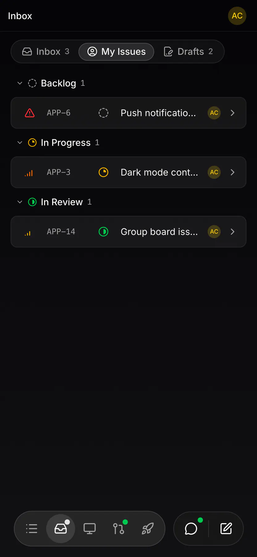 My issues on Web mobile
