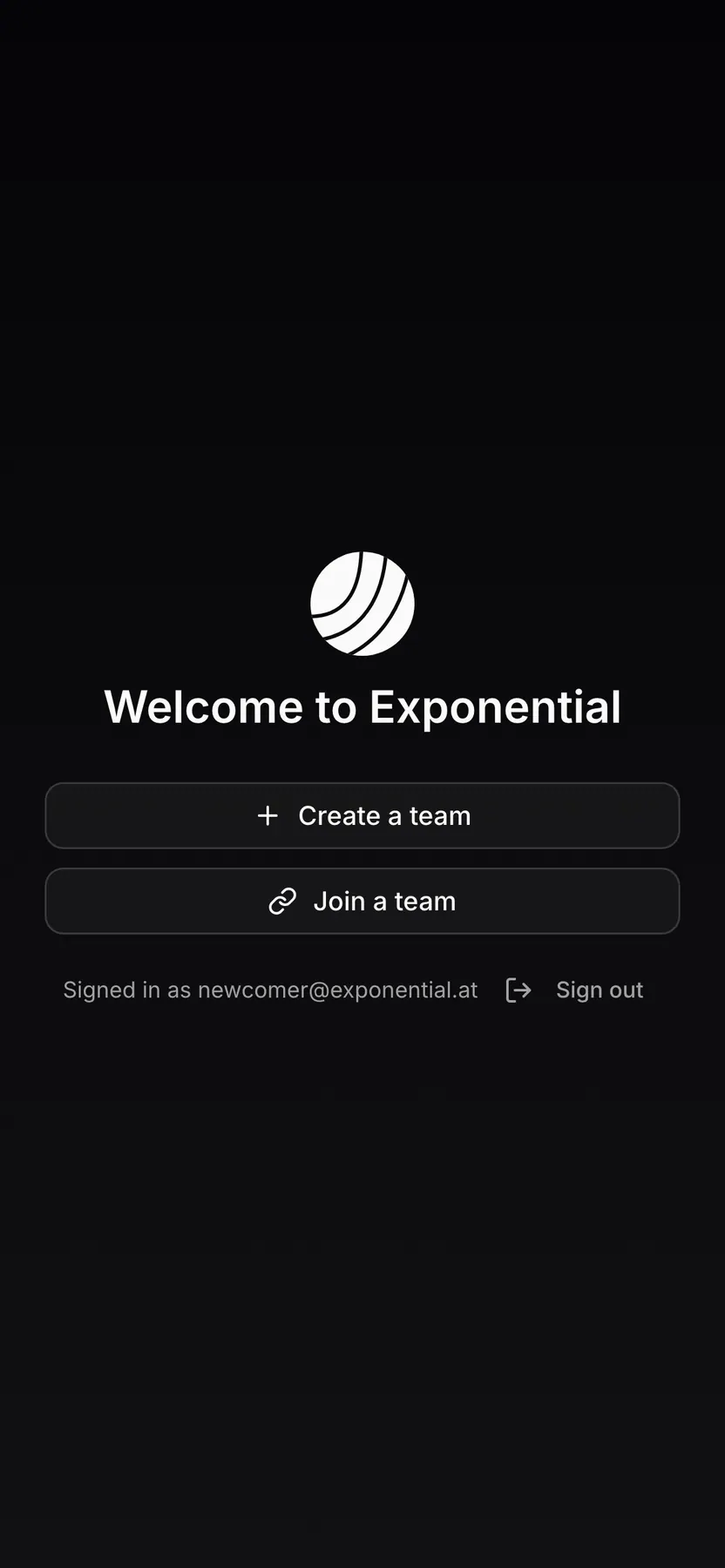 Create / join team on Web mobile
