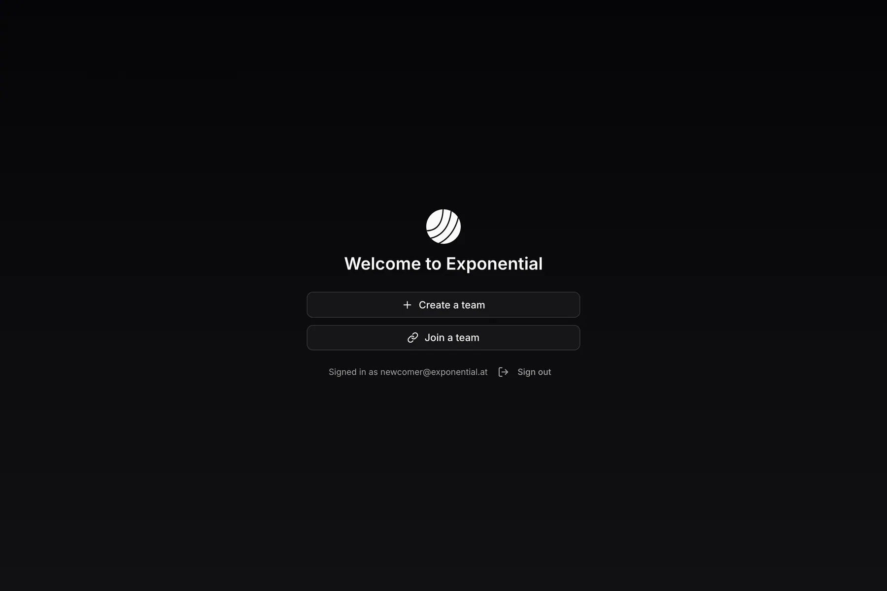 Create / join team on Web