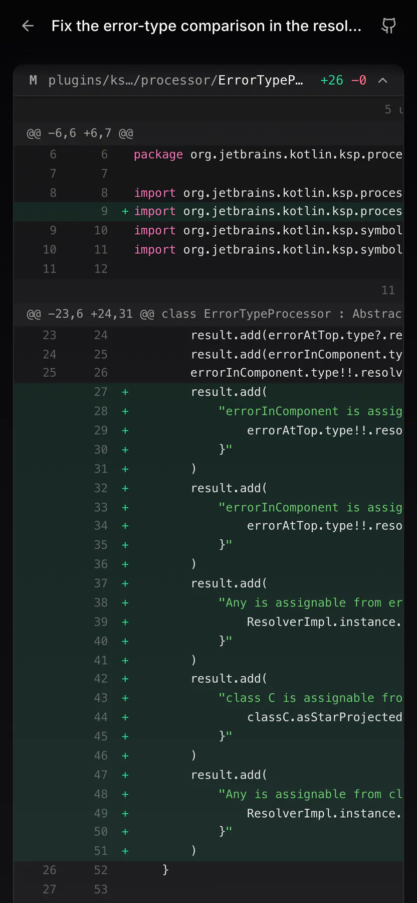 Run changes on Web mobile