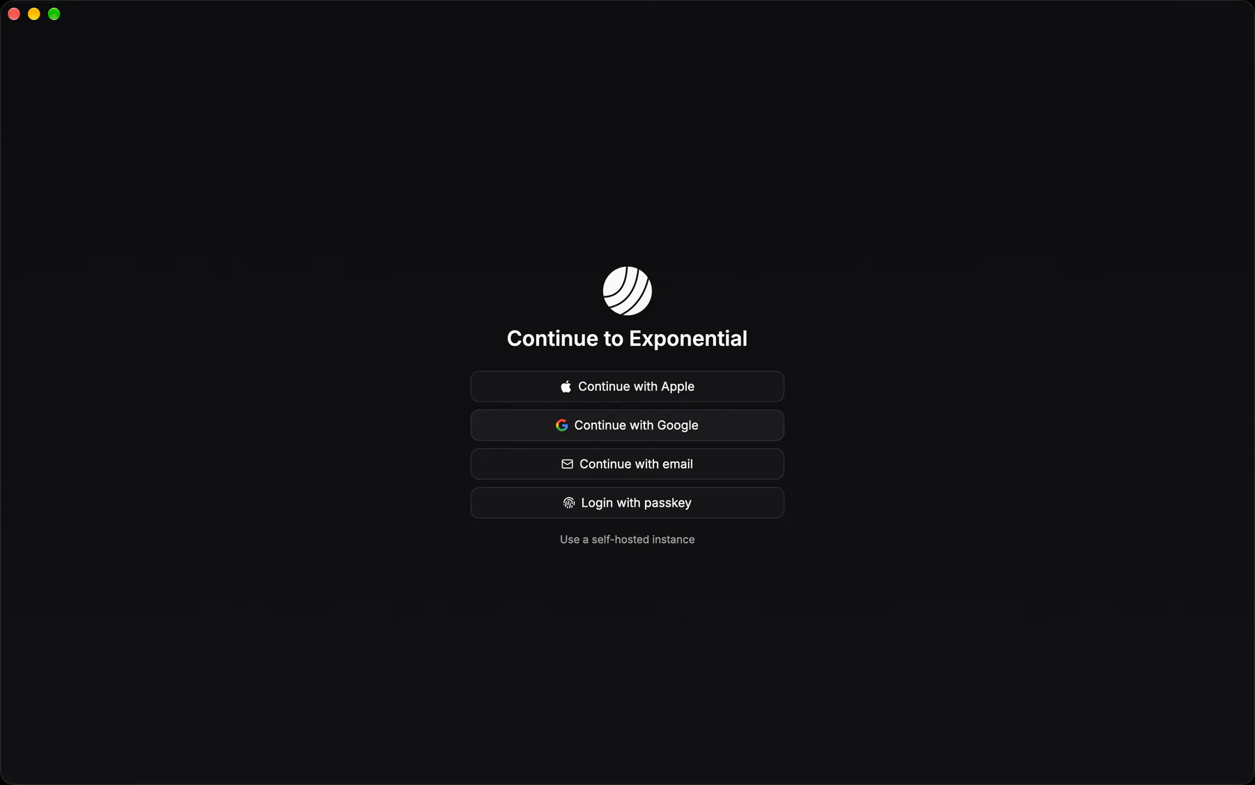Sign in on Desktop