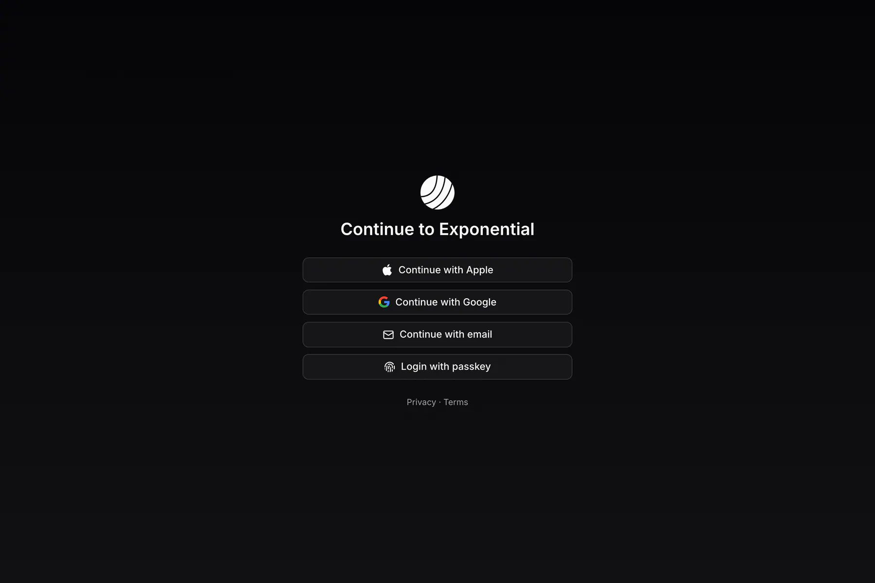 Sign in on Web
